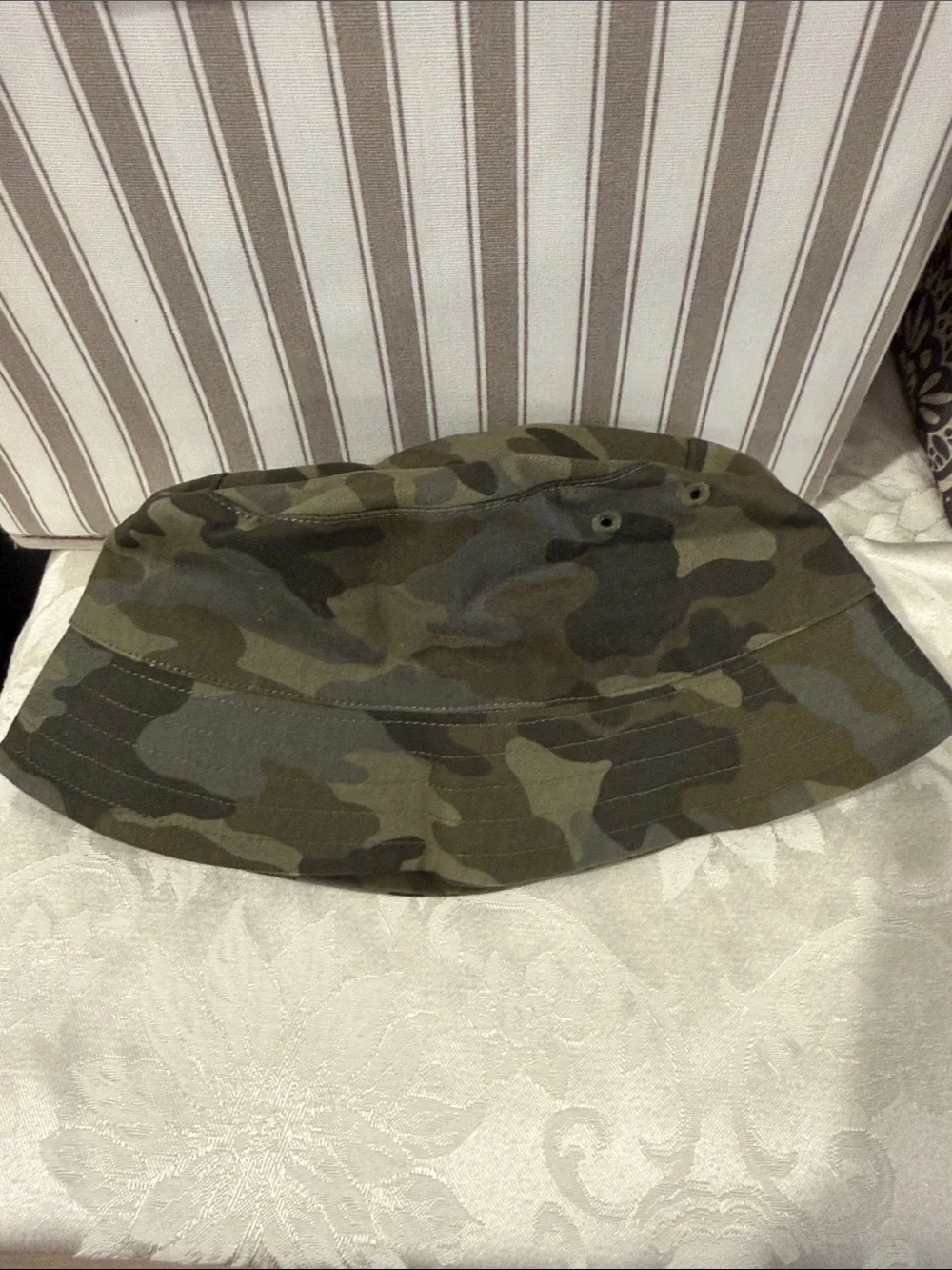 Janie and Jack Green Camo Bucket Hat for Kids